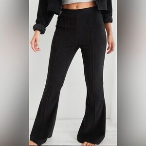 Aerie Black Corduroy Flare Pants